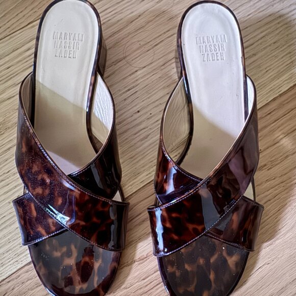 Maryam Nassir Zadeh Brown Sandals - Picture 2 of 6